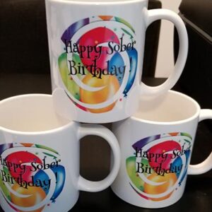 Sober Birthday Mugs